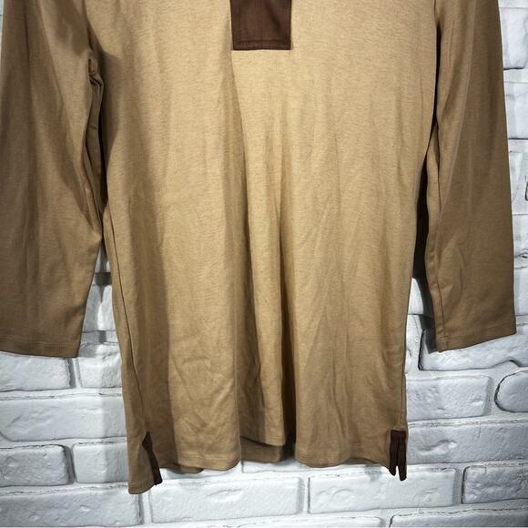 NWT Lauren Ralph Lauren 3/4 Sleeve Top Size Medium - Picture 9 of 9